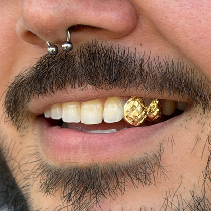 Diamond Cut Double Cap