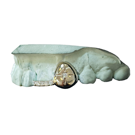 Starburst Etched Double Cap w/ Iced Bar