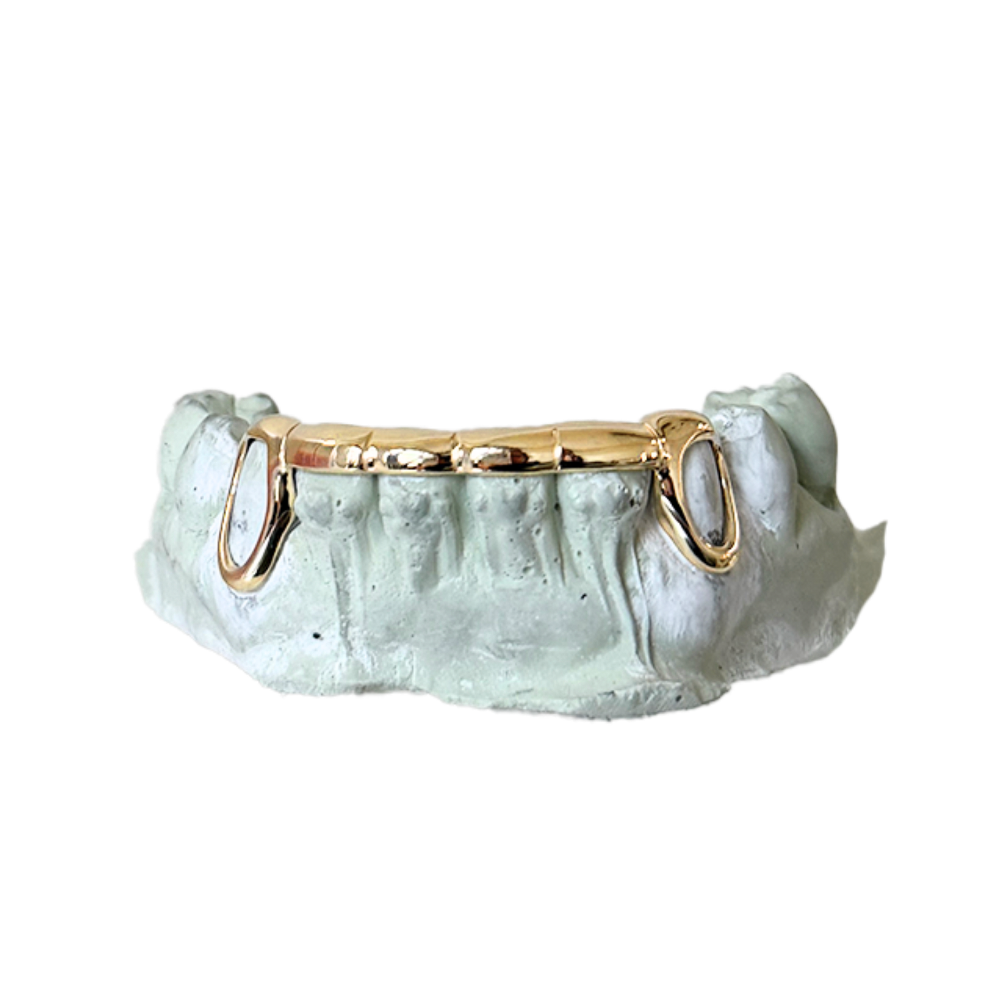 Single and Double Gold Cap Set – Custom Removable Gold Grill – Solid ...